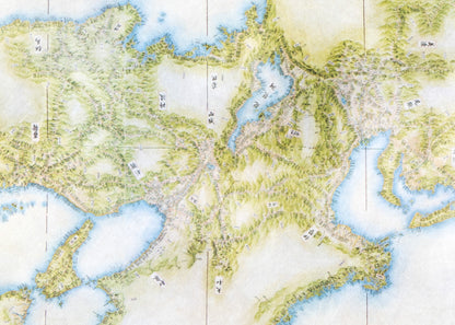 ＜お取り寄せ＞ 大日本沿海實測圖(実測図) 伊能中図 集成日本全図｜武揚堂｜解説書・ポスター付