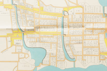 ＜お取り寄せ＞ 復刻古地図 水戸城下町絵図 水戸地図（徳川初期・天保時代2枚組）