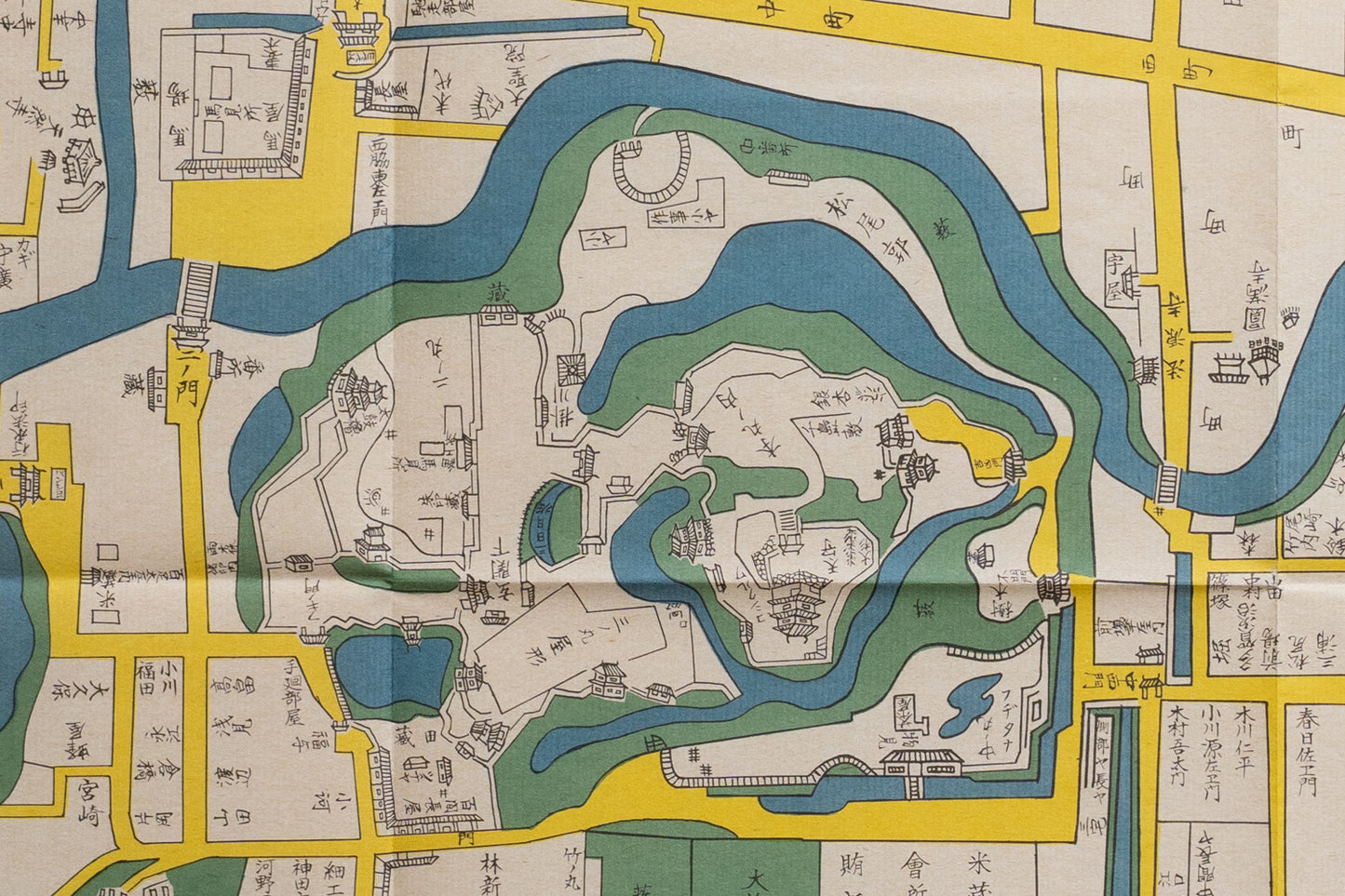 ＜お取り寄せ＞ 復刻古地図 掛川城及城下之圖 遠江掛川宿之図（小笠原氏時代・天保年間2枚組）