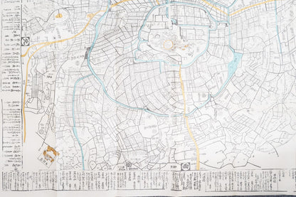＜お取り寄せ＞ 復刻古地図 元禄十年(1697年) 元禄大江戸圖（元禄大江戸図）