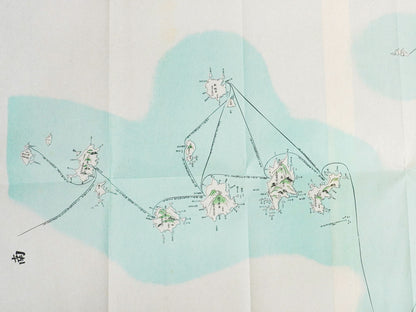 ＜お取り寄せ＞  復刻古地図 江戸末期 薩摩國圖（薩摩絵図）