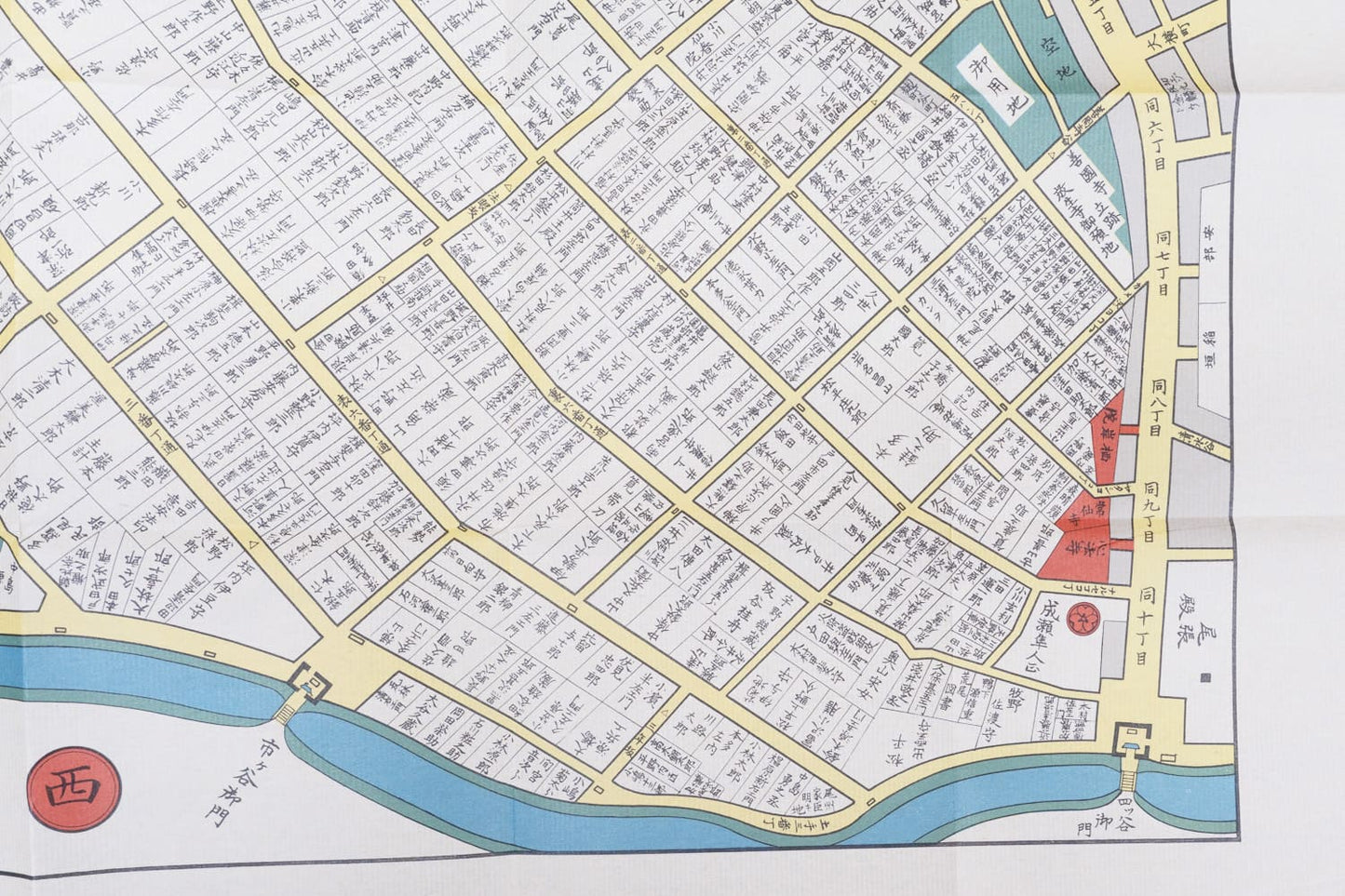 ＜お取り寄せ＞ 復刻古地図 元治元年(1864年) 御江戸番町繪圖（御江戸番町絵図）