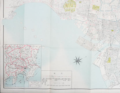 ＜お取り寄せ＞  復刻古地図 東京市十五區全圖（東京市十五区全図）