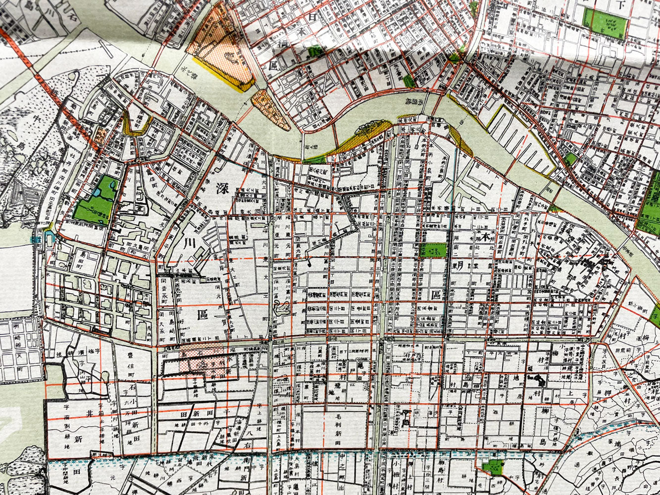 ＜お取り寄せ＞  復刻古地図 東京市區改正全圖（東京市区改正全図）