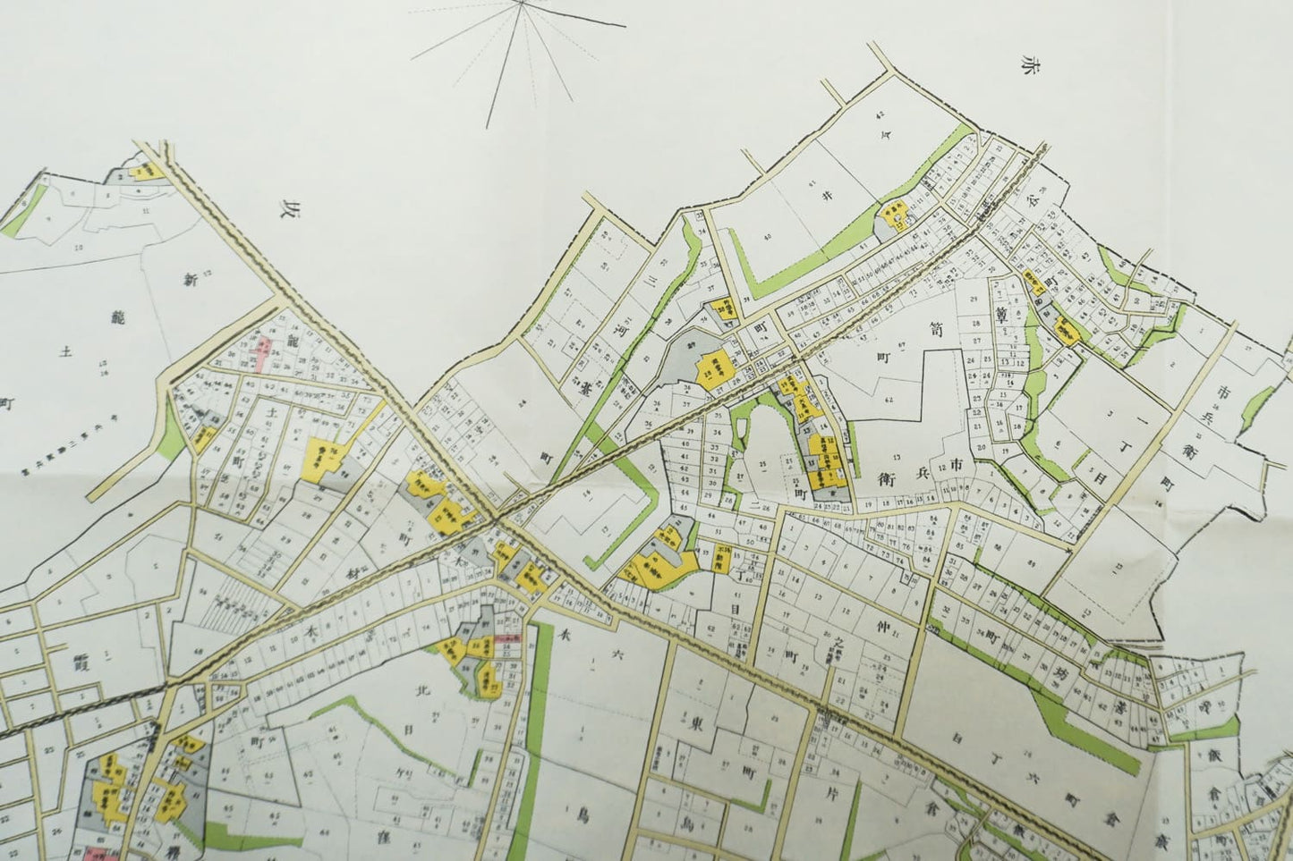 ＜お取り寄せ＞ 復刻古地図 明治40年 東京市15区 近傍34町村 番地界入　6.麻布区全図