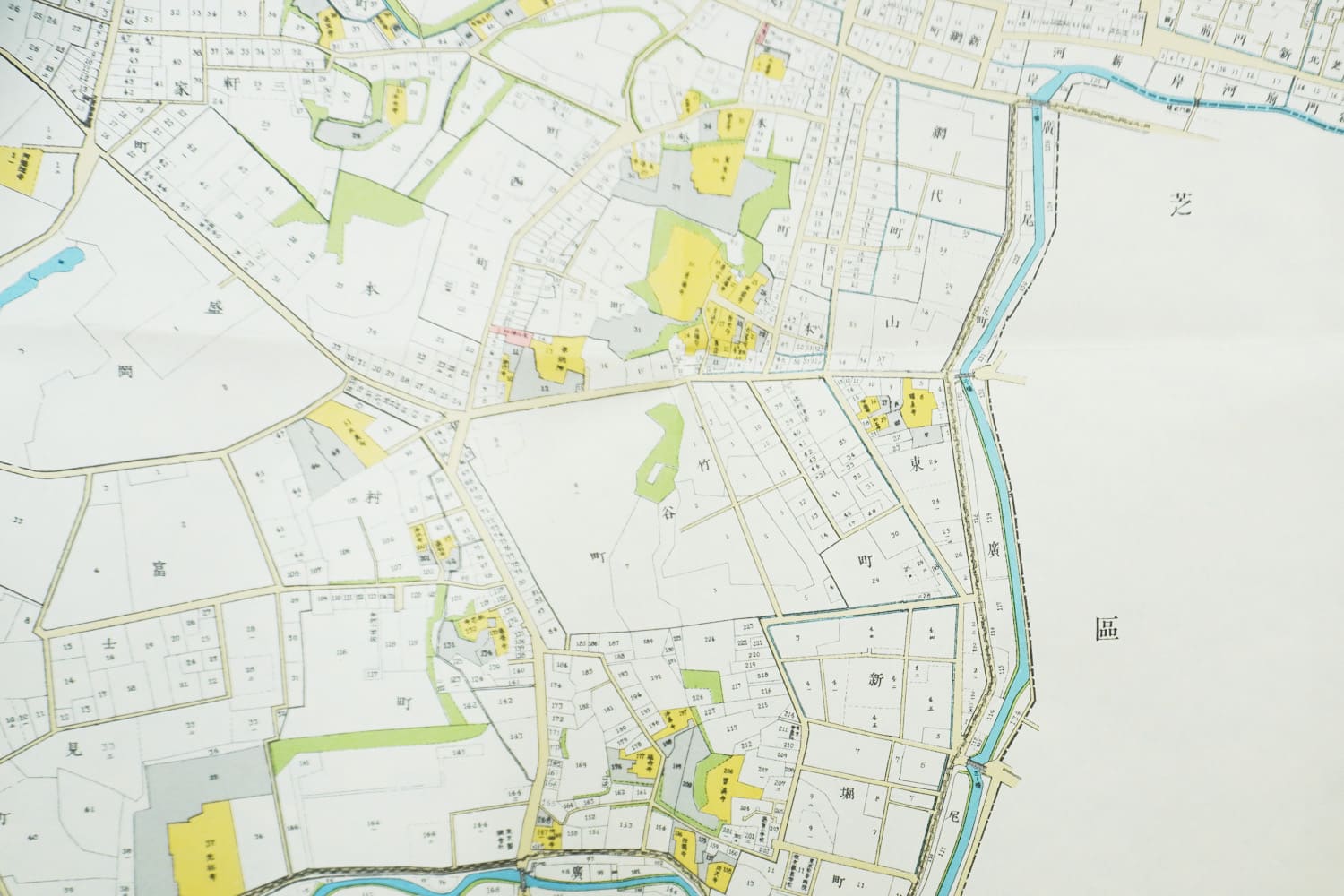 66　古地図　東京全図　東京府臓版　（A） 東京府全圖｜所蔵地図データベース