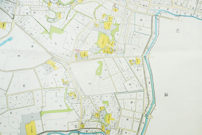 ＜お取り寄せ＞ 復刻古地図 明治40年 東京市15区 近傍34町村 番地界入　6.麻布区全図
