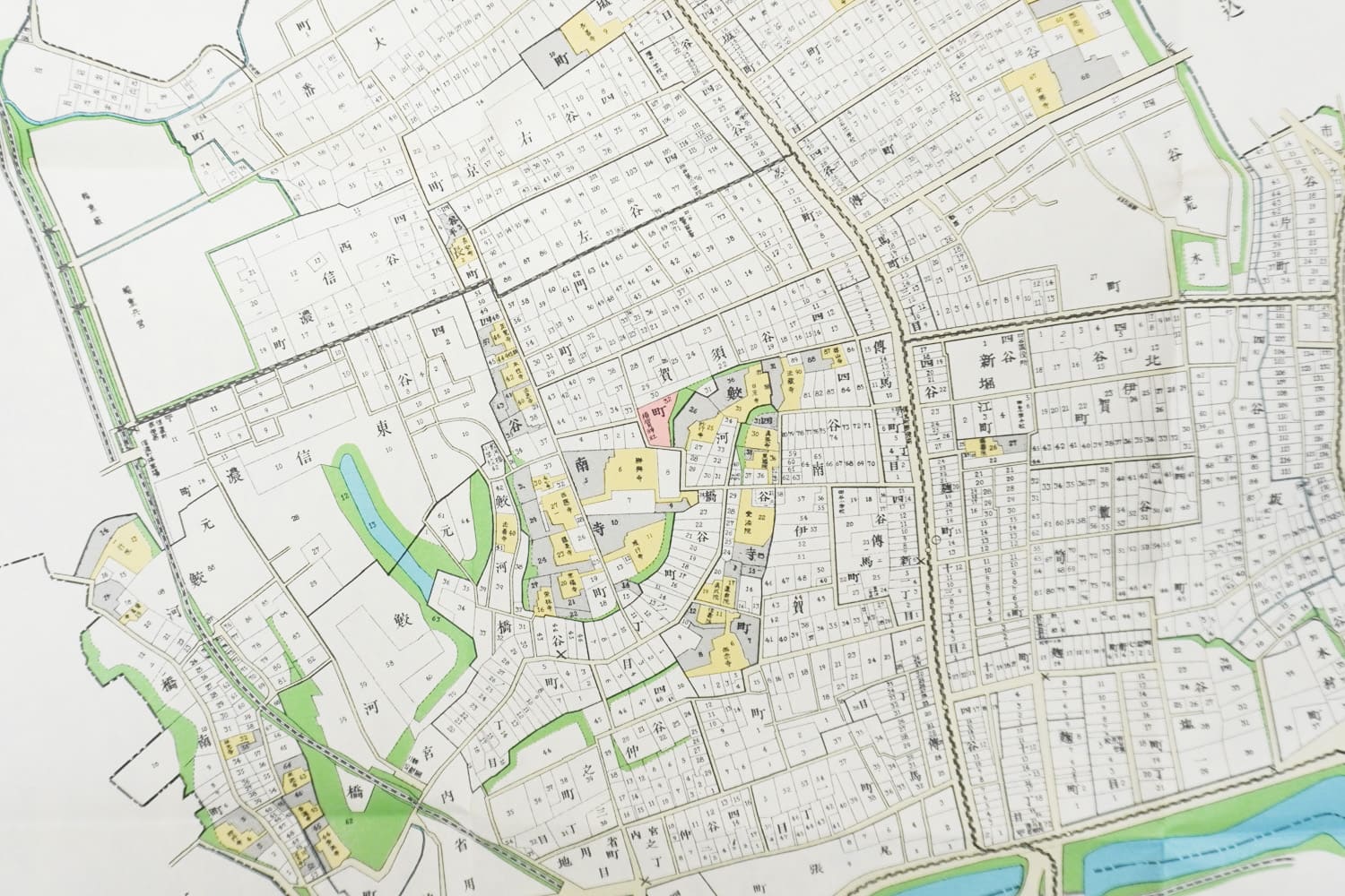 お取り寄せ＞ 復刻古地図 明治40年 東京市15区 近傍34町村 番地界入 8