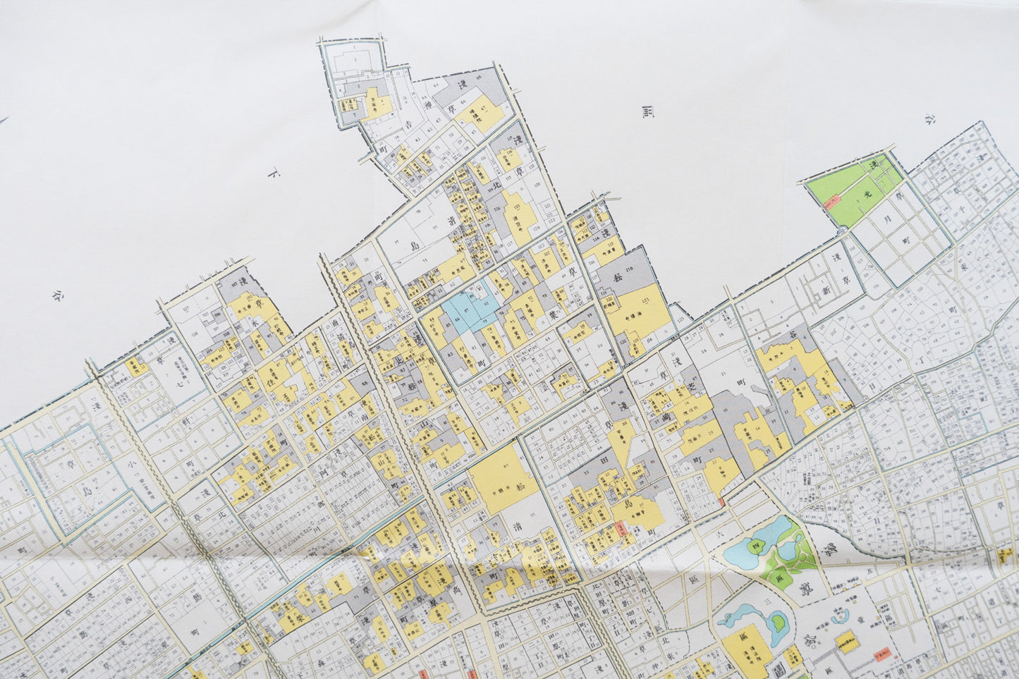 ＜お取り寄せ＞ 復刻古地図 明治40年 東京市15区 近傍34町村 番地界入　13.浅草区全図
