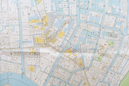 ＜お取り寄せ＞ 復刻古地図 明治40年 東京市15区 近傍34町村 番地界入　15.深川区全図