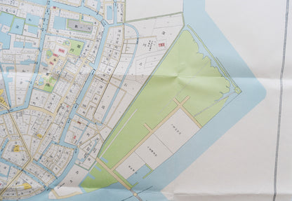 ＜お取り寄せ＞ 復刻古地図 明治40年 東京市15区 近傍34町村 番地界入　15.深川区全図