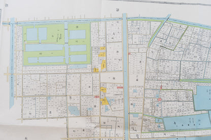 ＜お取り寄せ＞ 復刻古地図 明治40年 東京市15区 近傍34町村 番地界入　15.深川区全図