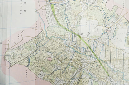 ＜お取り寄せ＞ 復刻古地図 明治40年 東京市15区 近傍34町村 番地界入　18.荏原郡品川町・大崎町