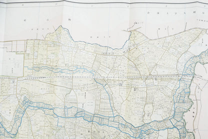 ＜お取り寄せ＞ 復刻古地図 明治40年 東京市15区 近傍34町村 番地界入　24.豊多摩郡中野町