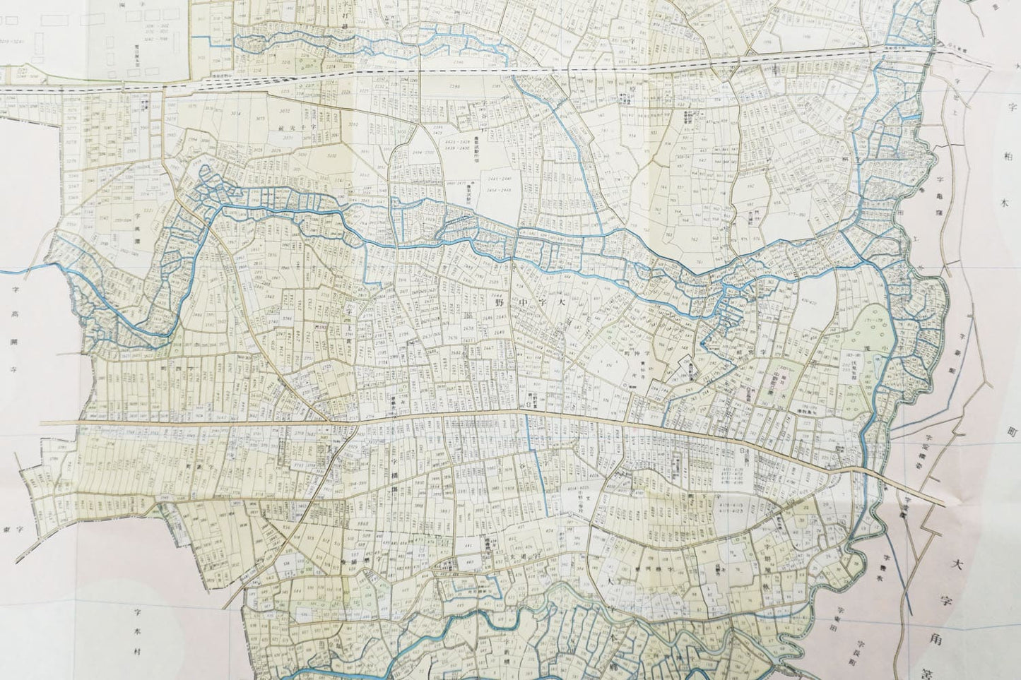＜お取り寄せ＞ 復刻古地図 明治40年 東京市15区 近傍34町村 番地界入　24.豊多摩郡中野町