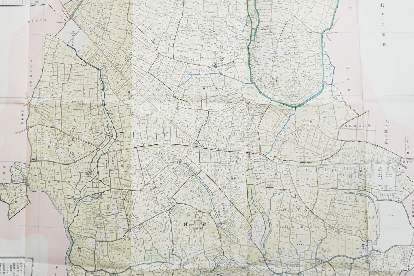 ＜お取り寄せ＞ 復刻古地図 明治40年 東京市15区 近傍34町村 番地界入　25.北豊島郡長崎村・豊多摩郡落合村