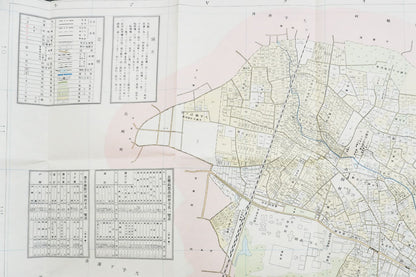 ＜お取り寄せ＞ 復刻古地図 明治40年 東京市15区 近傍34町村 番地界入　26.北豊島郡高田村・豊多摩郡戸塚村