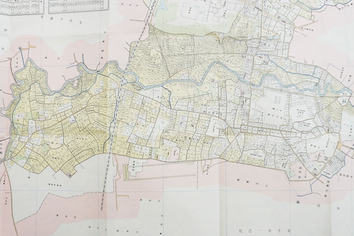 ＜お取り寄せ＞ 復刻古地図 明治40年 東京市15区 近傍34町村 番地界入　26.北豊島郡高田村・豊多摩郡戸塚村