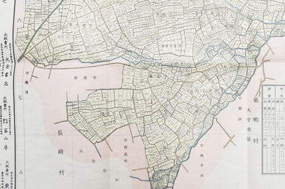 ＜お取り寄せ＞ 復刻古地図 明治40年 東京市15区 近傍34町村 番地界入　28.北豊島郡板橋町