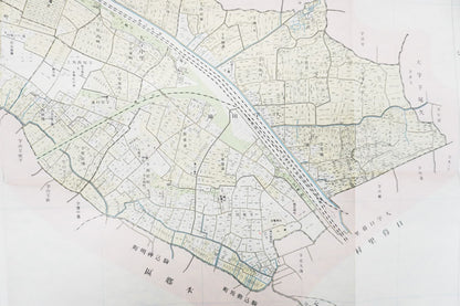 ＜お取り寄せ＞ 復刻古地図 明治40年 東京市15区 近傍34町村 番地界入　29.北豊島郡瀧野川村