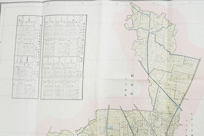＜お取り寄せ＞ 復刻古地図 明治40年 東京市15区 近傍34町村 番地界入　32.南足立郡千住町・北豊島郡南千住町