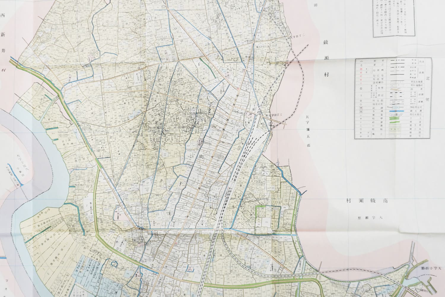 お取り寄せ＞ 復刻古地図 明治40年 東京市15区 近傍34町村 番地界入 32