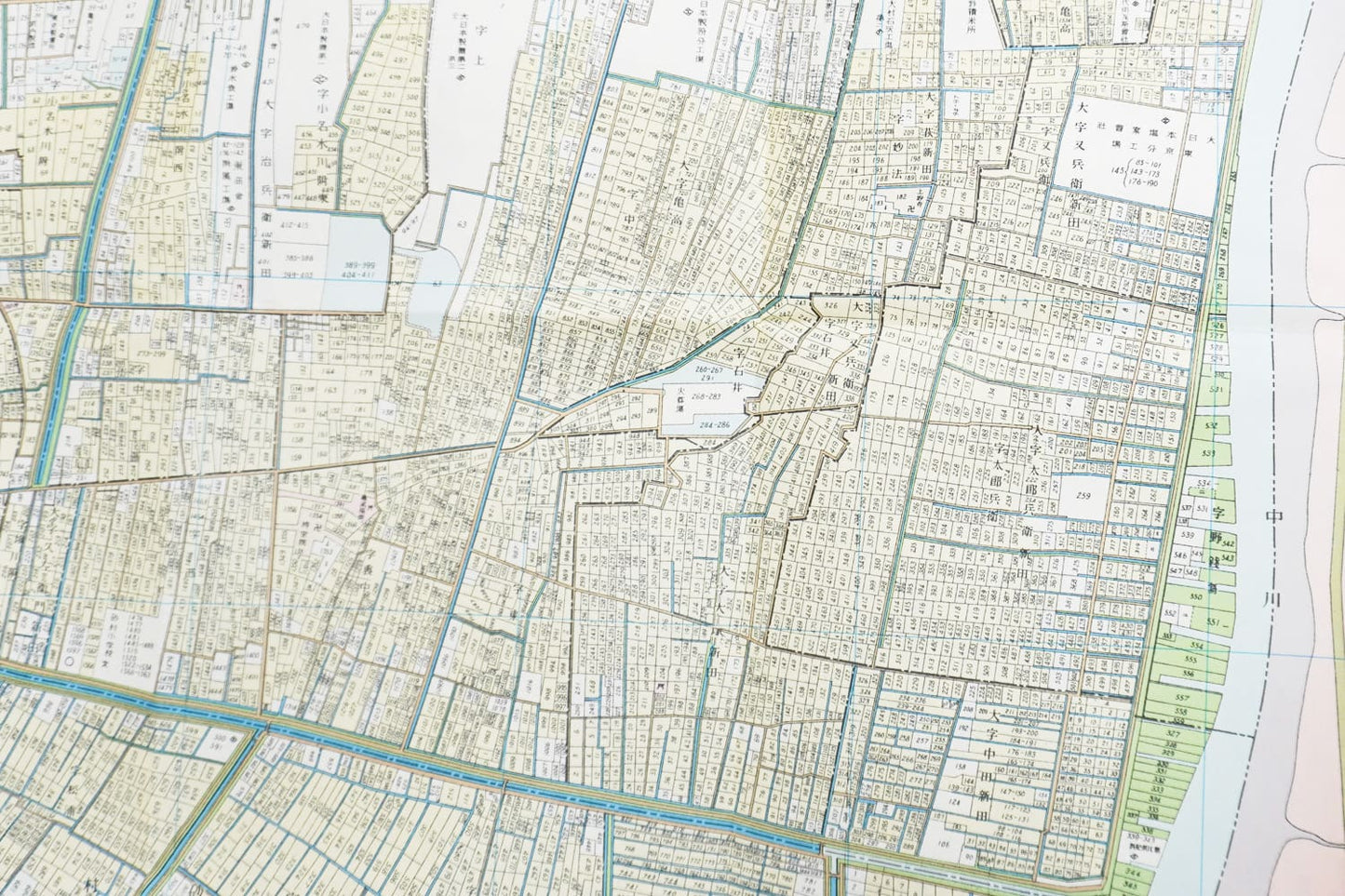 ＜お取り寄せ＞ 復刻古地図 明治40年 東京市15区 近傍34町村 番地界入　34.南葛飾郡砂村