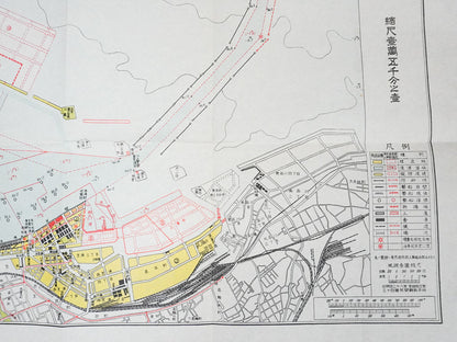 ＜お取り寄せ＞  復刻古地図 昭和十一年(1936年) 東京港一覧図（東京港一覧圖）