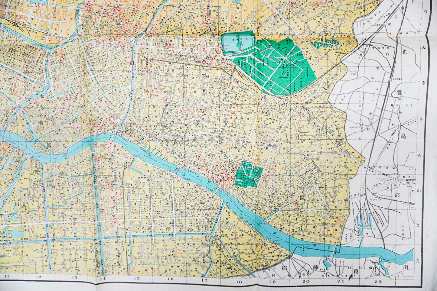 ＜お取り寄せ＞  復刻古地図 東京商業地圖（東京商業地図）