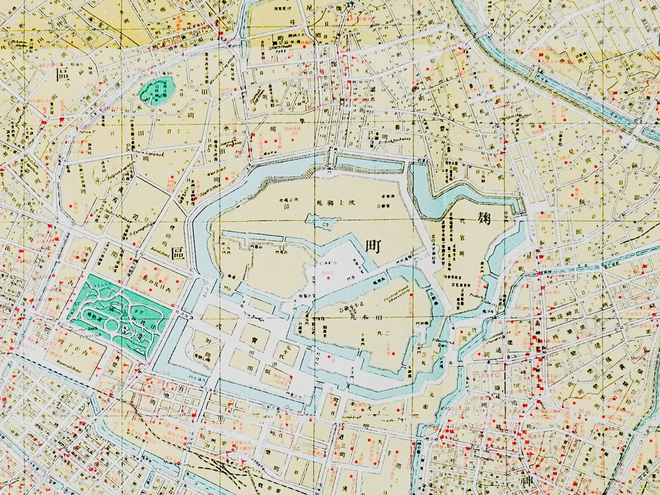 ＜お取り寄せ＞  復刻古地図 東京商業地圖（東京商業地図）