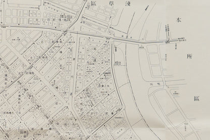 ＜お取り寄せ＞ 復刻古地図 昭和十六年 大東京三十五区内　03.日本橋區詳細圖（日本橋区詳細図）