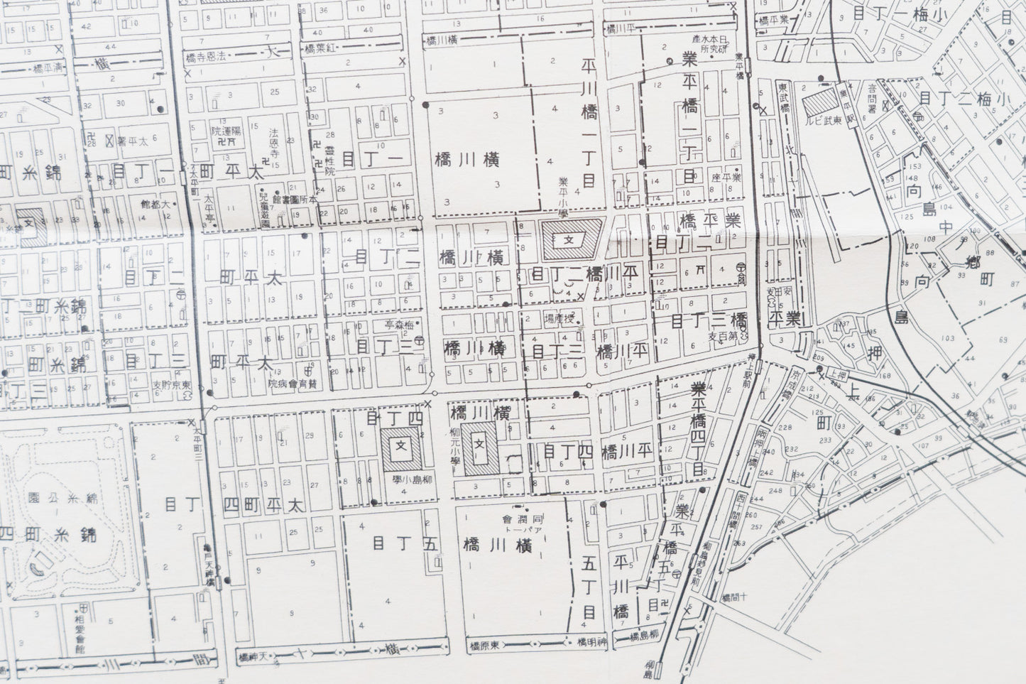 ＜お取り寄せ＞ 復刻古地図 昭和十六年 大東京三十五区内　14.本所區詳細圖（本所区詳細図）