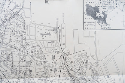 ＜お取り寄せ＞ 復刻古地図 昭和十六年 大東京三十五区内　16.品川區詳細圖（品川区詳細図）
