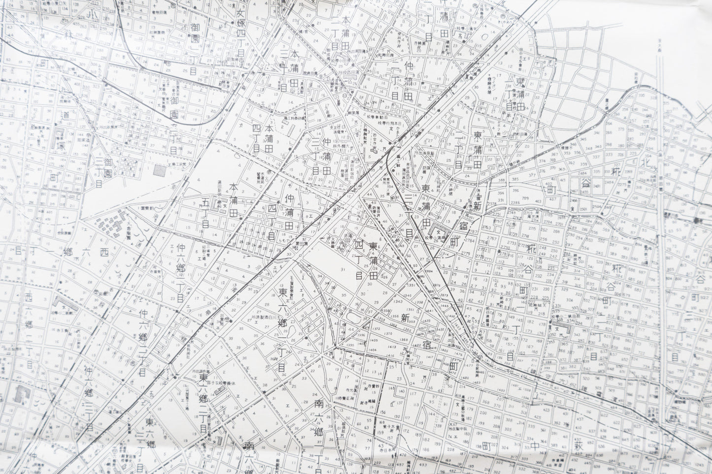 ＜お取り寄せ＞ 復刻古地図 昭和十六年 大東京三十五区内　18.蒲田區詳細圖（蒲田区詳細図）