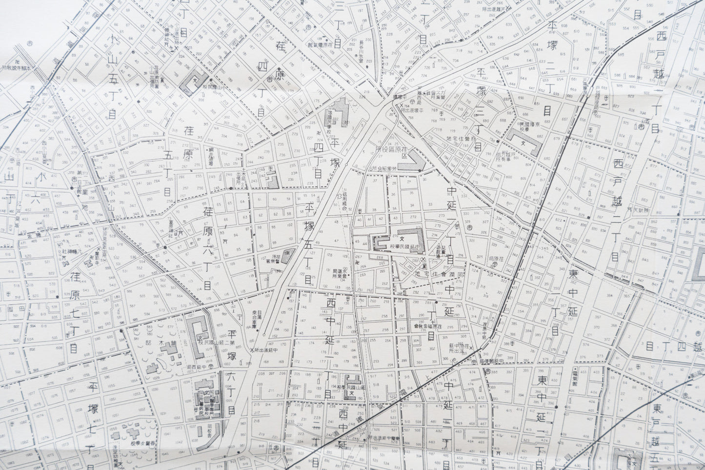 ＜お取り寄せ＞ 復刻古地図 昭和十六年 大東京三十五区内　19.荏原區詳細圖（荏原区詳細図）