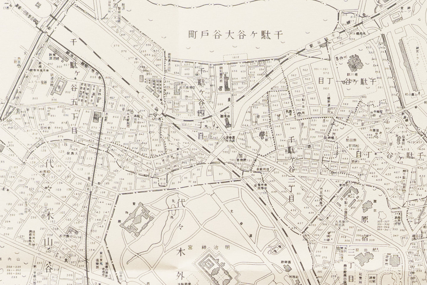 ＜お取り寄せ＞ 復刻古地図 昭和十六年 大東京三十五区内　22.渋谷區詳細圖（渋谷区詳細図）