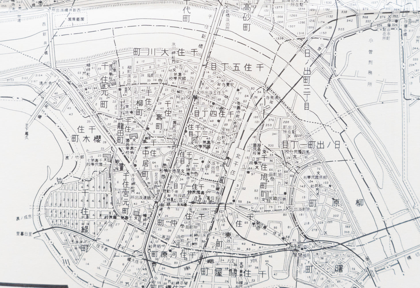 お取り寄せ＞ 復刻古地図 昭和十六年 大東京三十五区内 31.足立區詳細