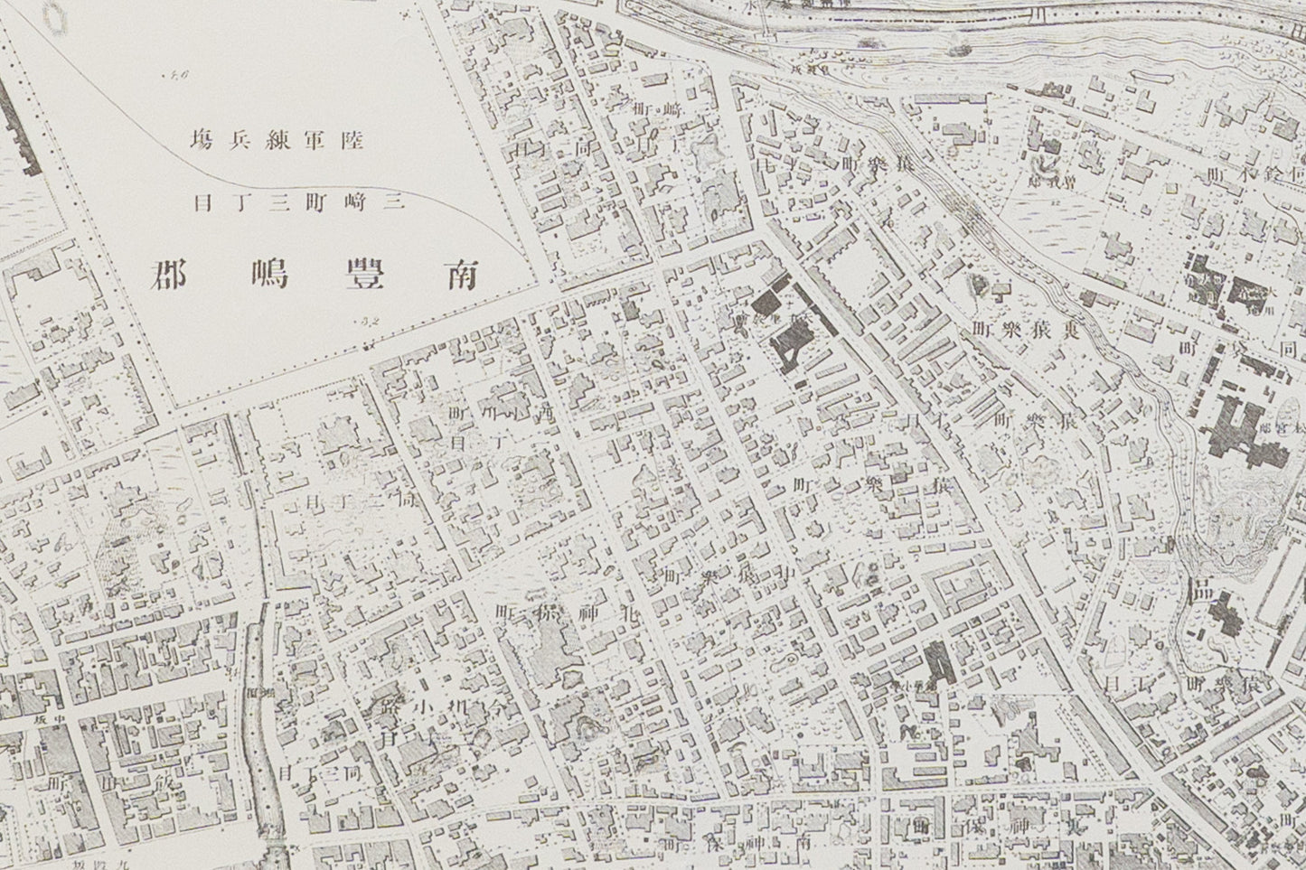 ＜お取り寄せ＞ 復刻古地図 明治16-20年 5千分1迅速図 第四号　東京北部