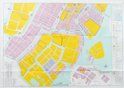 ＜お取り寄せ＞ 改定版 江戸之下町図・五千分一東京図測量原図・対照用現代図｜豪華セット