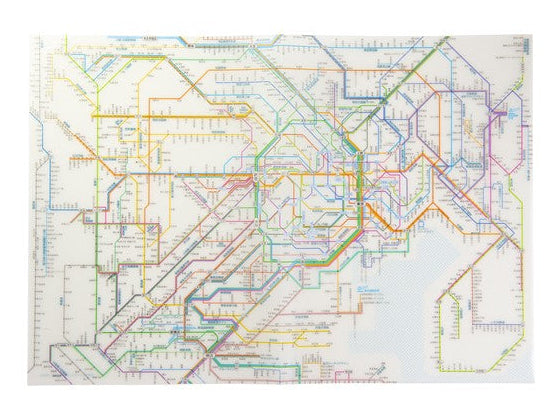 鉄道路線図クリアファイル 首都圏 日本語 – 昭文社オンラインストア