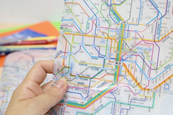 鉄道路線図クリアファイル 首都圏 日本語 – 昭文社オンラインストア
