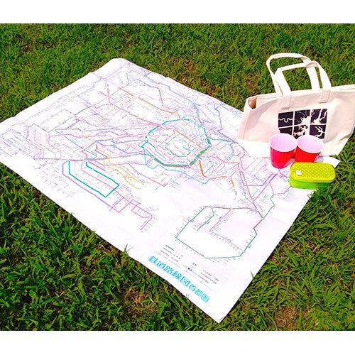 鉄道路線図レジャーシート首都圏日本語の画像1