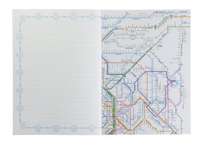 鉄道路線図ノートA5首都圏日本語の画像2