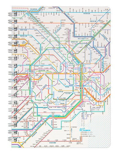 鉄道路線図リングノート首都圏日本語の画像1
