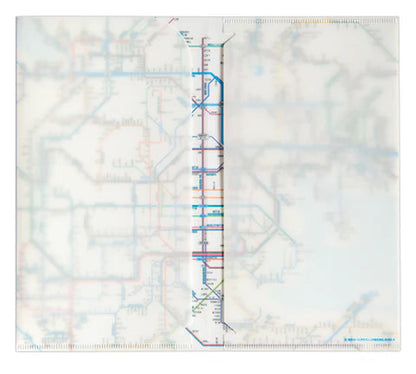 鉄道路線図　チケットホルダー関西日本語