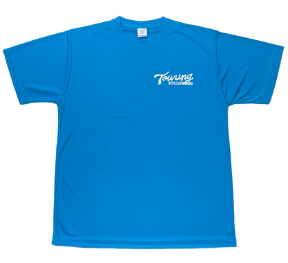 ツーリングマップルオリジナル ドライTシャツ 「ROCKカソリ」 賀曽利隆 40周年記念 旅イズロック バックプリント シルキータッチ 吸水速乾 黒/赤/紺/ターコイズブルー