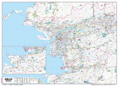 都市地図和歌山県 和歌山市 海南・岩出市