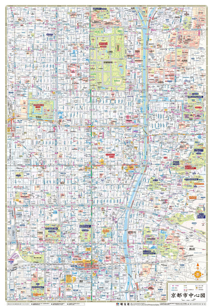 都市地図ジグソーパズル 京都市