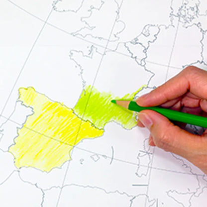 かきこみ式地図学習セット