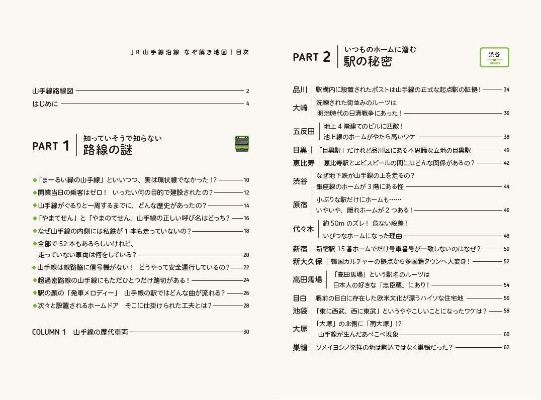 JR山手線沿線 なぞ解き地図